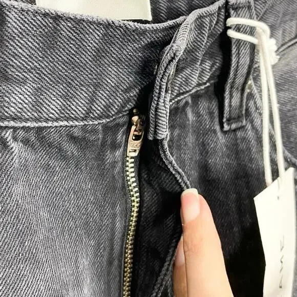 Frame Denim The Bubble Crop Jeans In Limitless Raw Fray 27 NWT - Picture 10 of 11